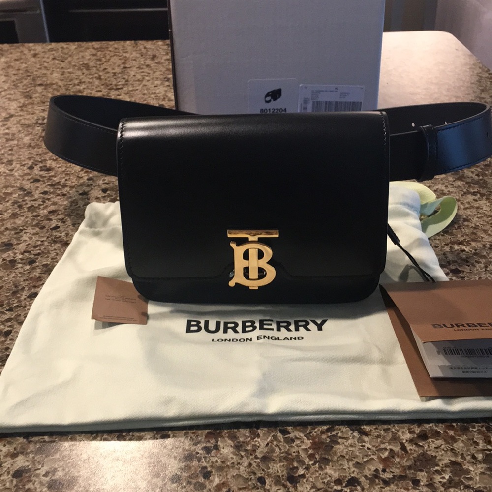 Sold NWT  Burberry TB Belt Bag